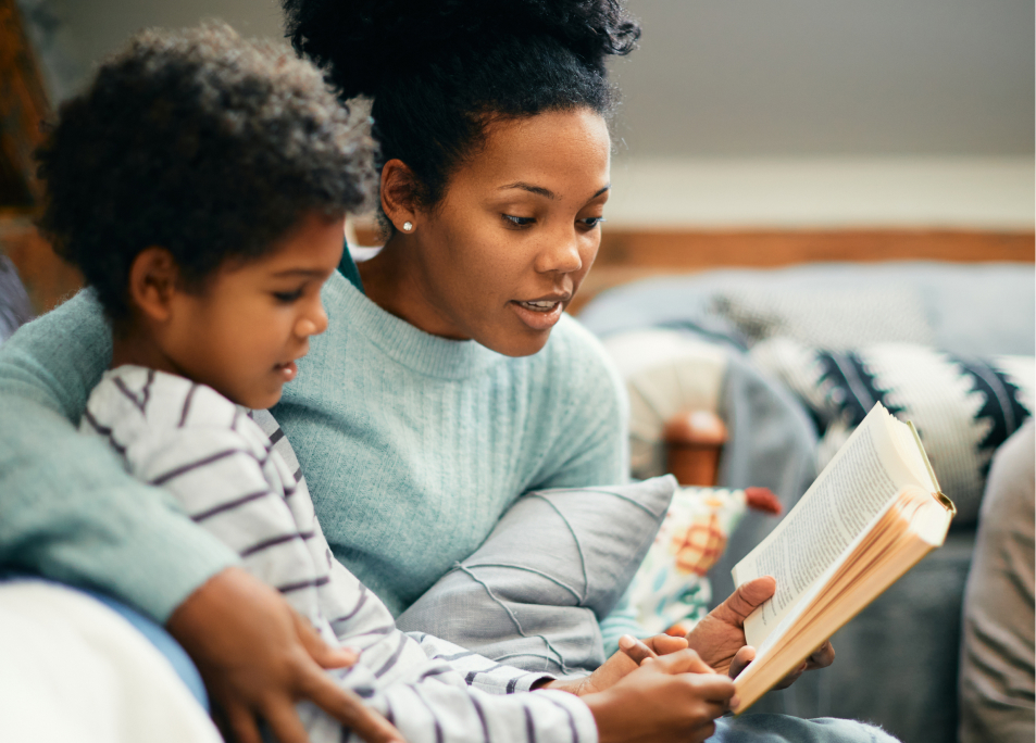 Students of all literacy levels can benefit from the science of reading. Photo of elementary school student enjoying a great book.